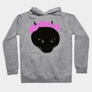 Pink Scrunchie Cat Hoodie